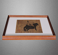 沙坡头书画装裱配框服务案例