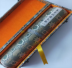 沙坡头书画装裱案例